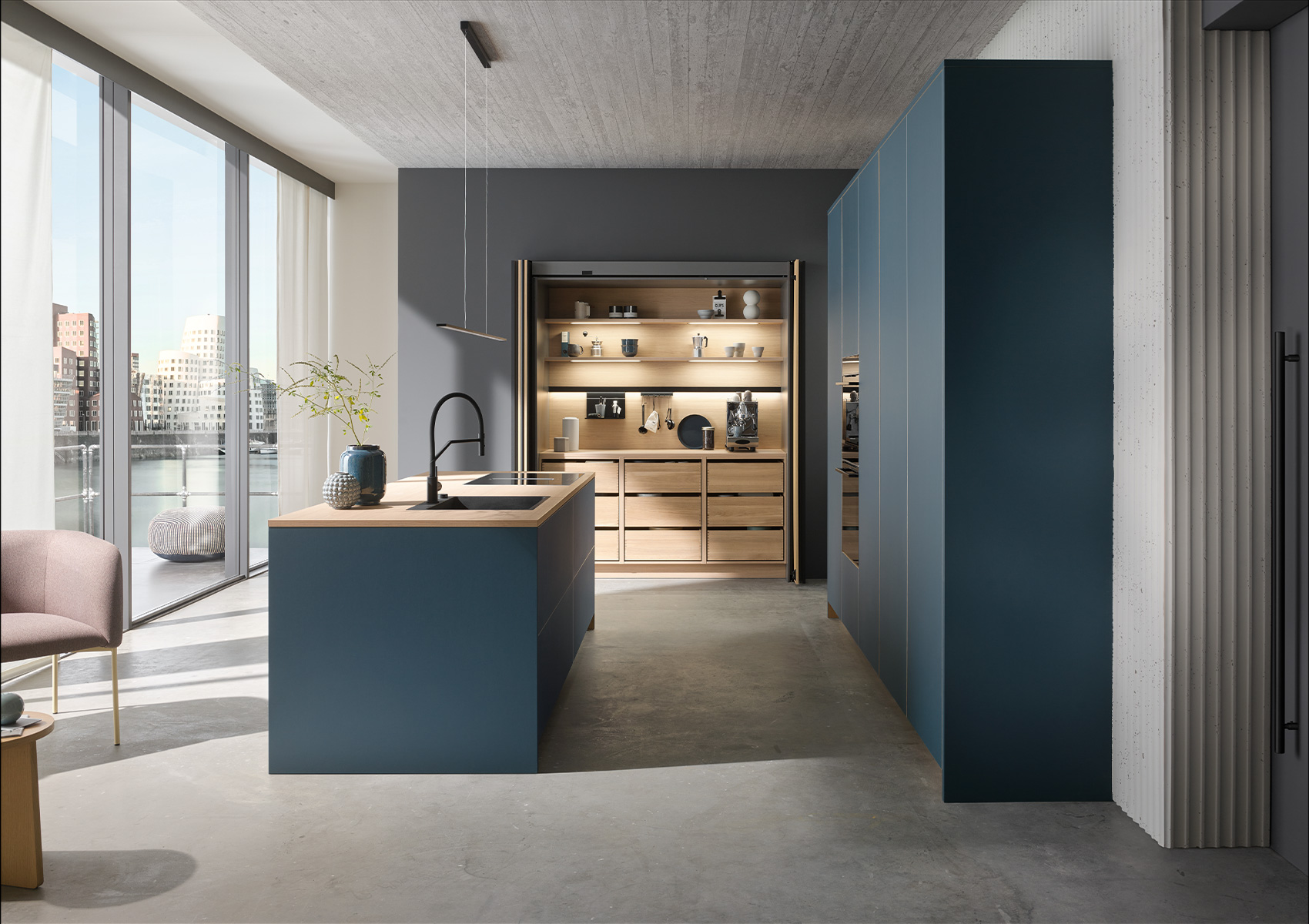 systemat AV 7080 smoky blue and AV 7080 black